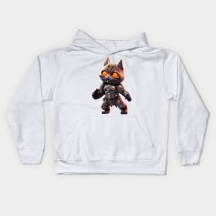 Cyber Cat Kids Hoodie